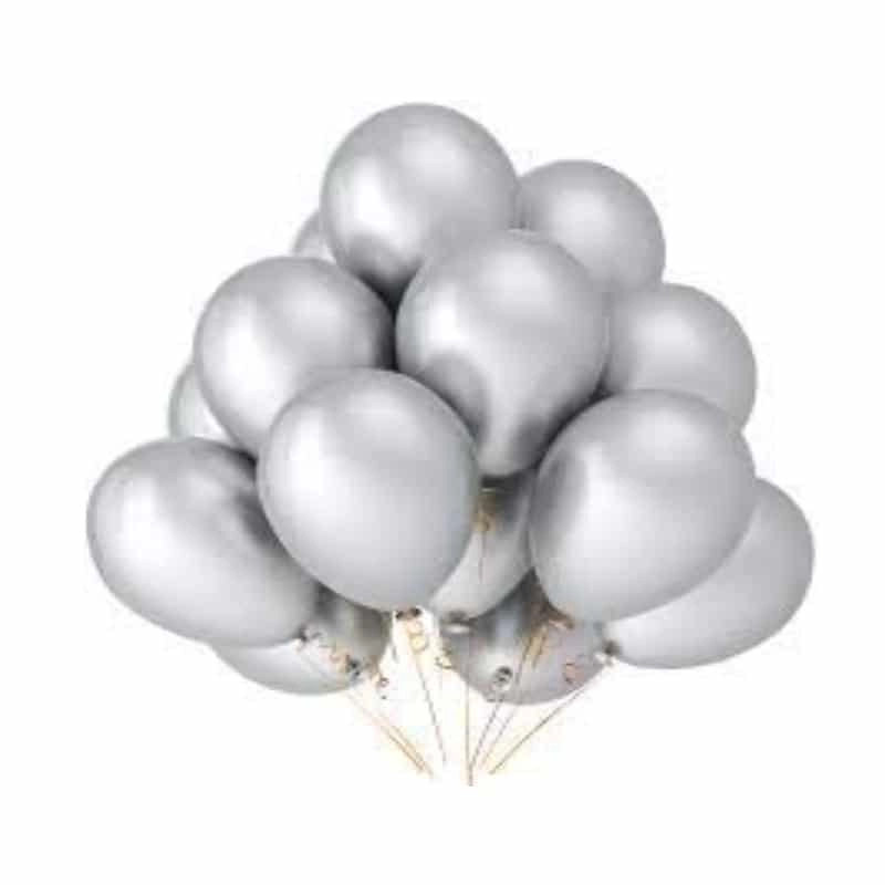 Metallic Latex Balloons - 20-Piece birthday