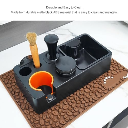 Espresso Tamping Station - Knock Box Coffee Accessory Organizer