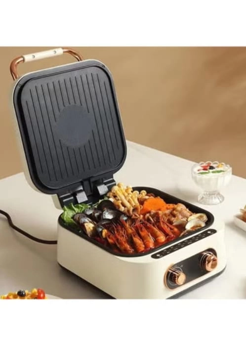 RADIOTRONICS Electric Baking Pan - Double-Sided Nonstick with Lid