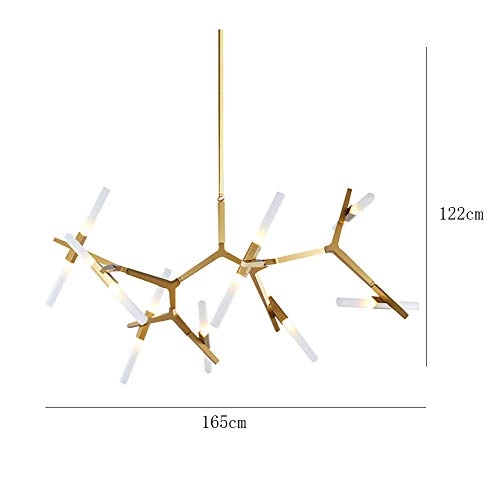 Sputnik Chandelier - Black and gold 10 head