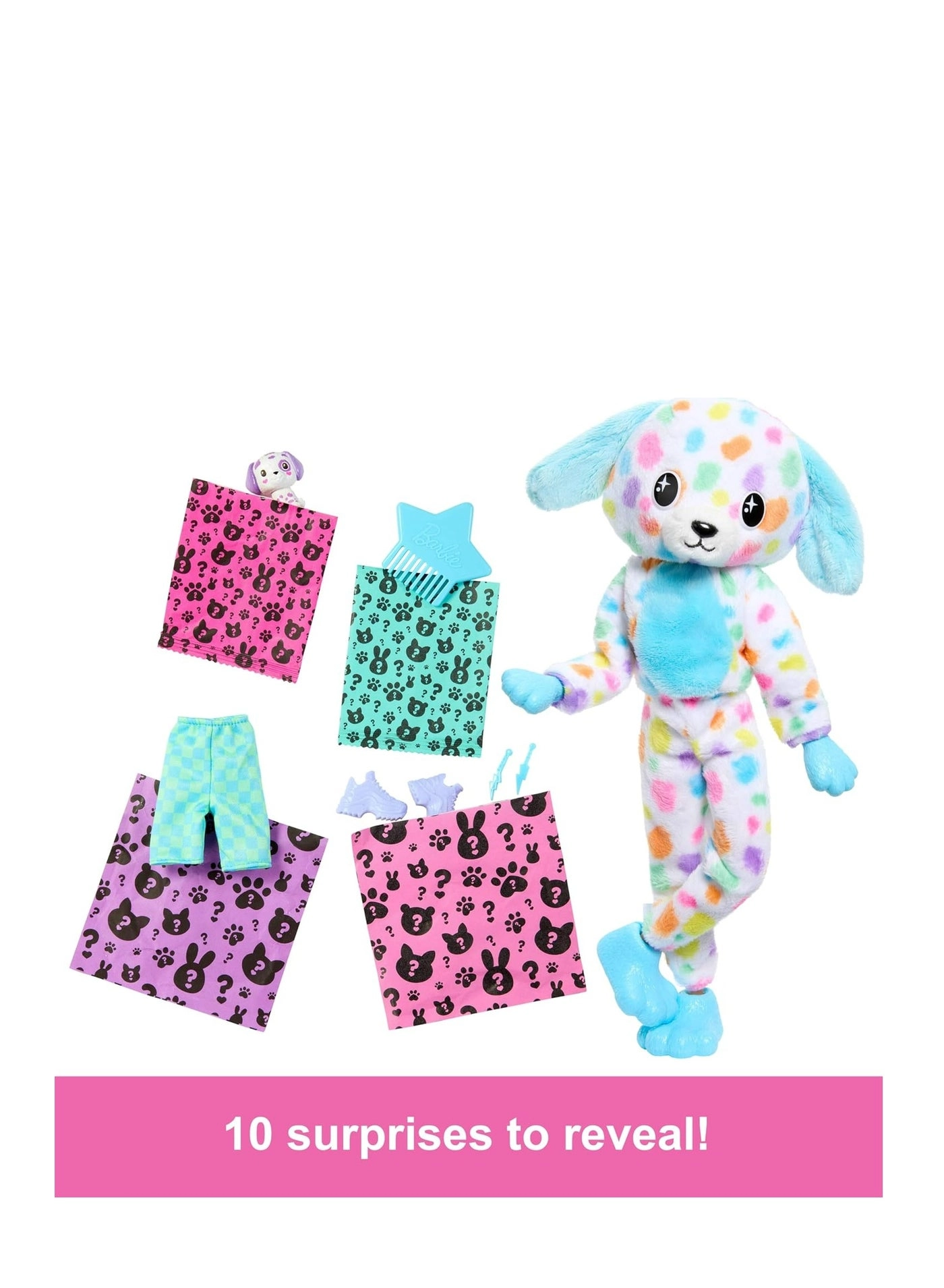 Barbie Cutie Reveal - Dalmatian Costume & Accessories