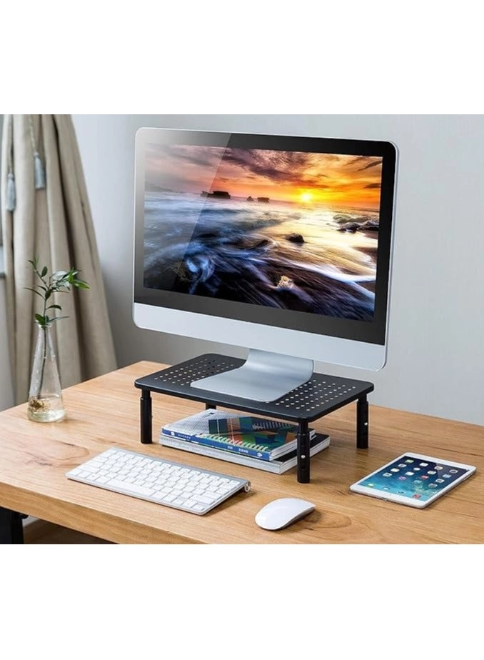 Monitor Stand Riser - 2 Pack 3 Height Adjustable 14.5 in