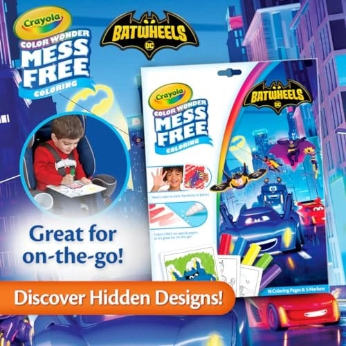 Batwheels Color Wonder Activity Set - Batman 3+ years