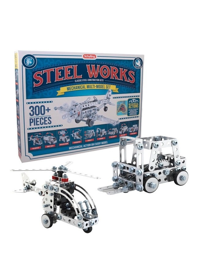 Schylling Steel Works - 10-in-1 300 pcs for ages 8+ with Tools