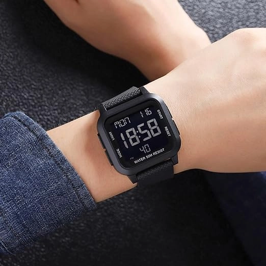 Sport Digital Watch 40mm Acrylonitrile Butadiene Styrene