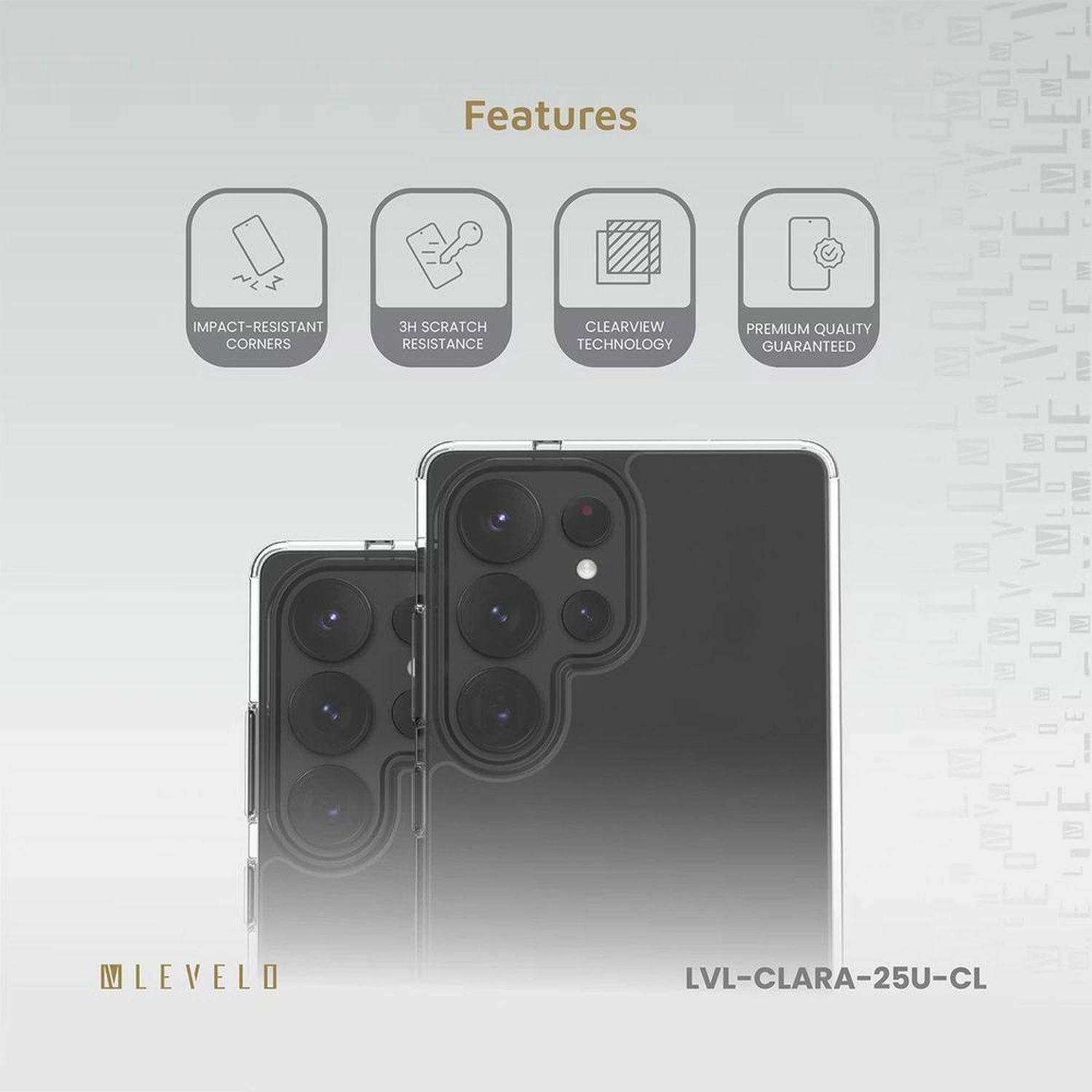 Clara Clear Case for Samsung Galaxy S25 Ultra