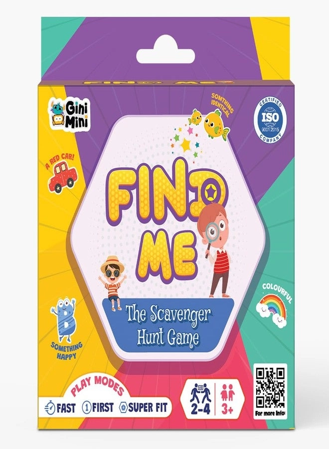 GiniMini FIND ME - 60 Reusable Cards Ages 3+