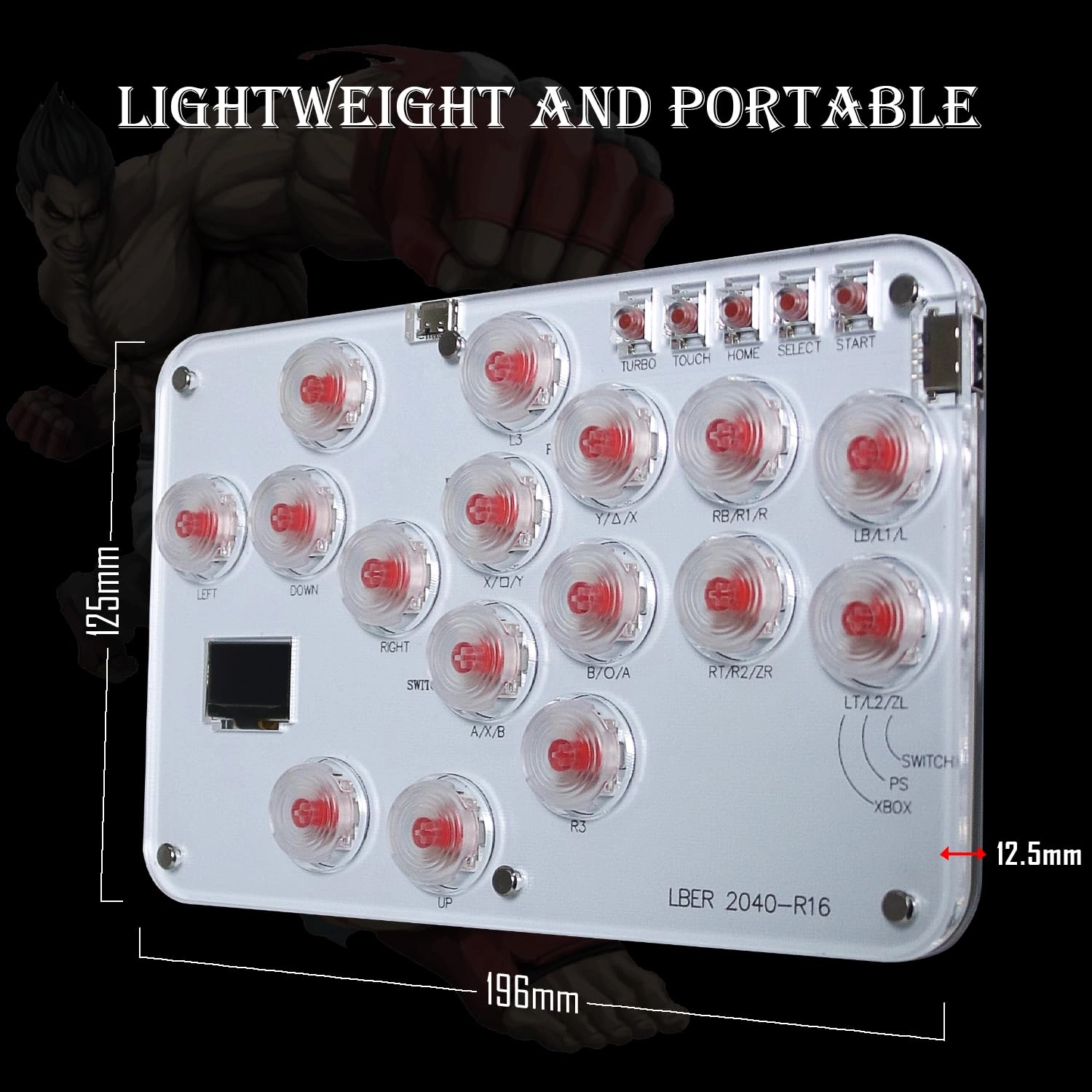 LBER2040-R16 - White PC/PS3/PS4/Steam/Switch
