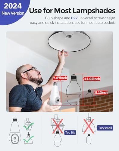 Outdoor Indoor Security Camera 3K