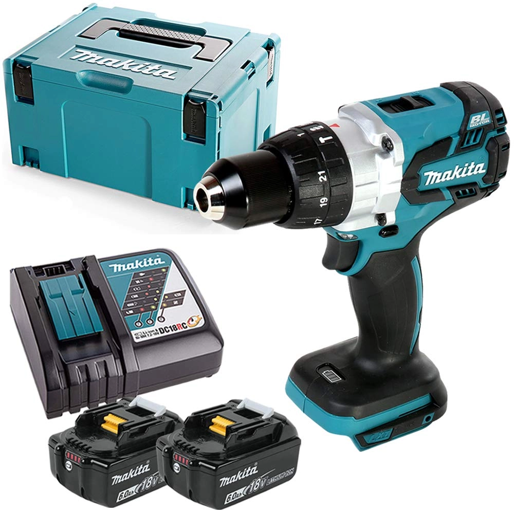 DHP481 - 18v 2 x BL1860 6Ah Batteries