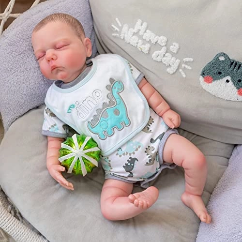 Willa Reborn Baby Doll - 50 cm Silicone vinyl Brown Eyes