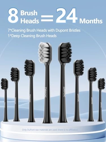Sonic Electric Toothbrush - 3 Intensity Levels 5 Modes 40000 VPM