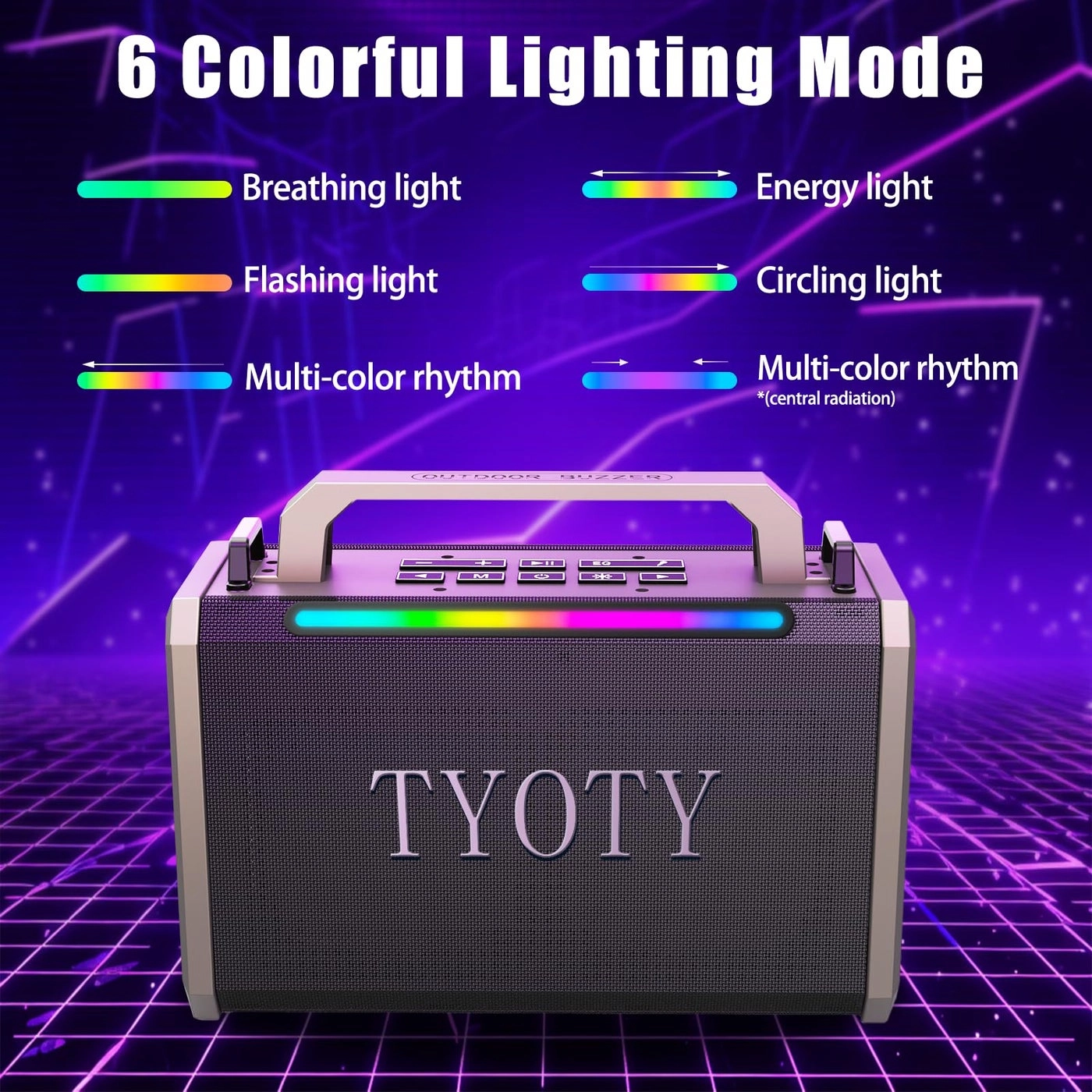 Portable Bluetooth Speaker - 80W