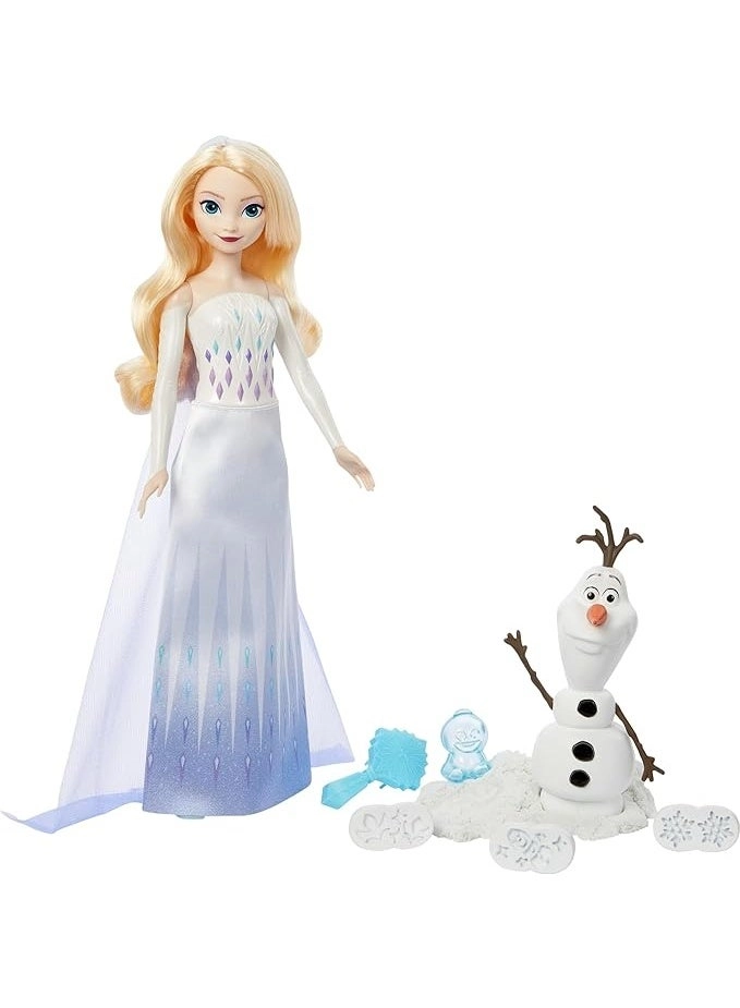 Elsa Fashion Doll + Olaf Figure