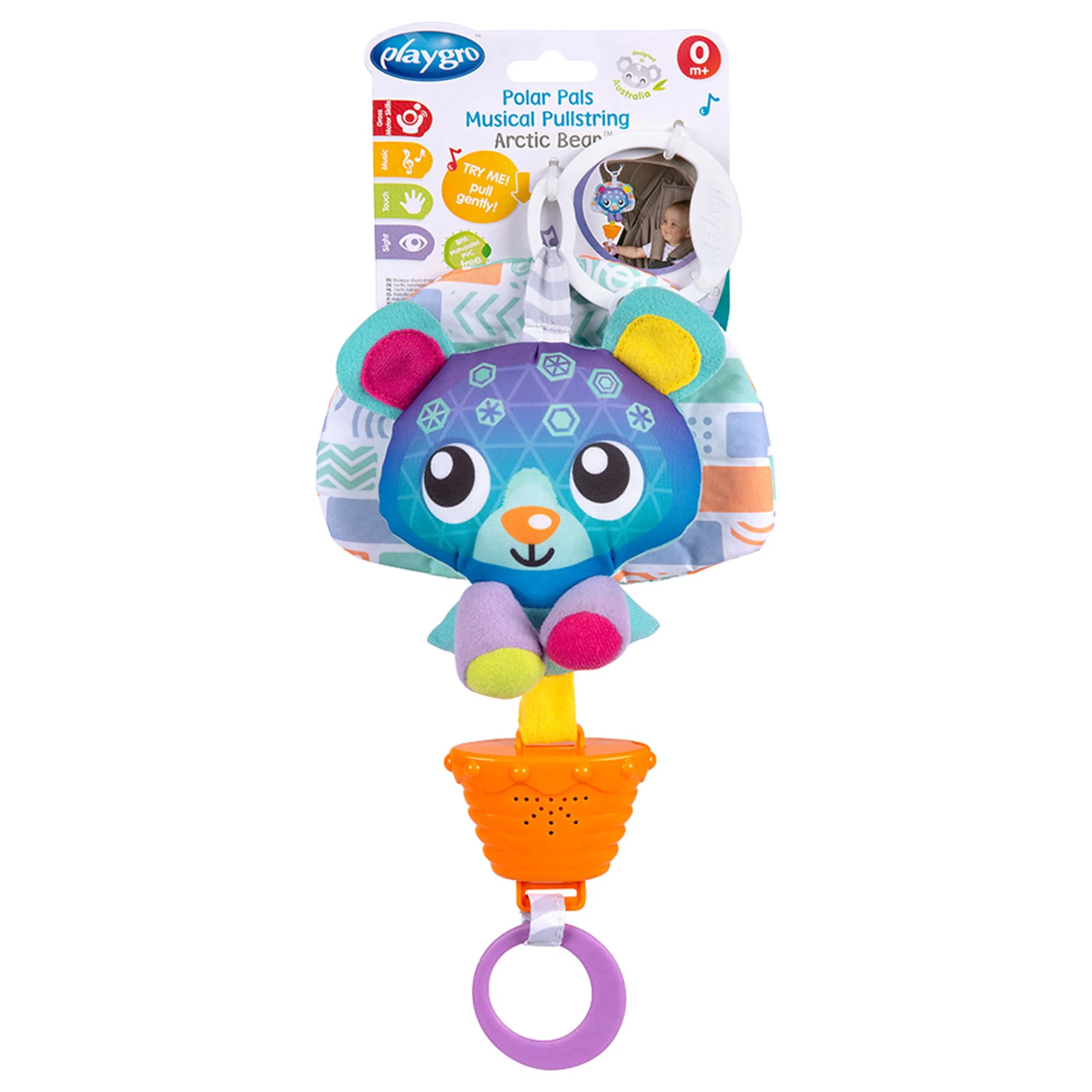 Polar Pals Musical Pullstring Bear - Suitable for 0 month and above