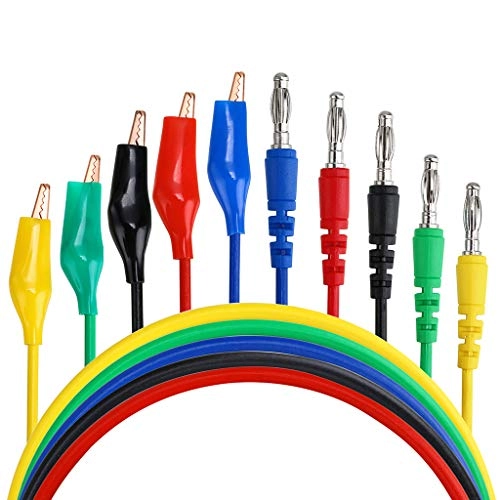 Back Probe Lead Set - 5A 500V 4mm Banana Plug to Alligator Clip