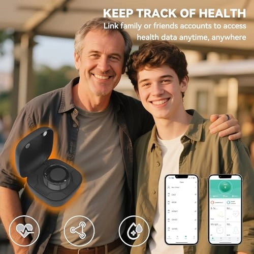 Smart Ring - Size 10 Black IP68 Waterproof