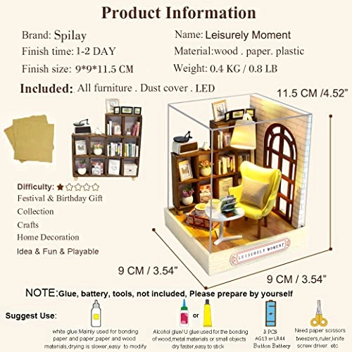 DIY Miniature Dollhouse Kit - 124 scale