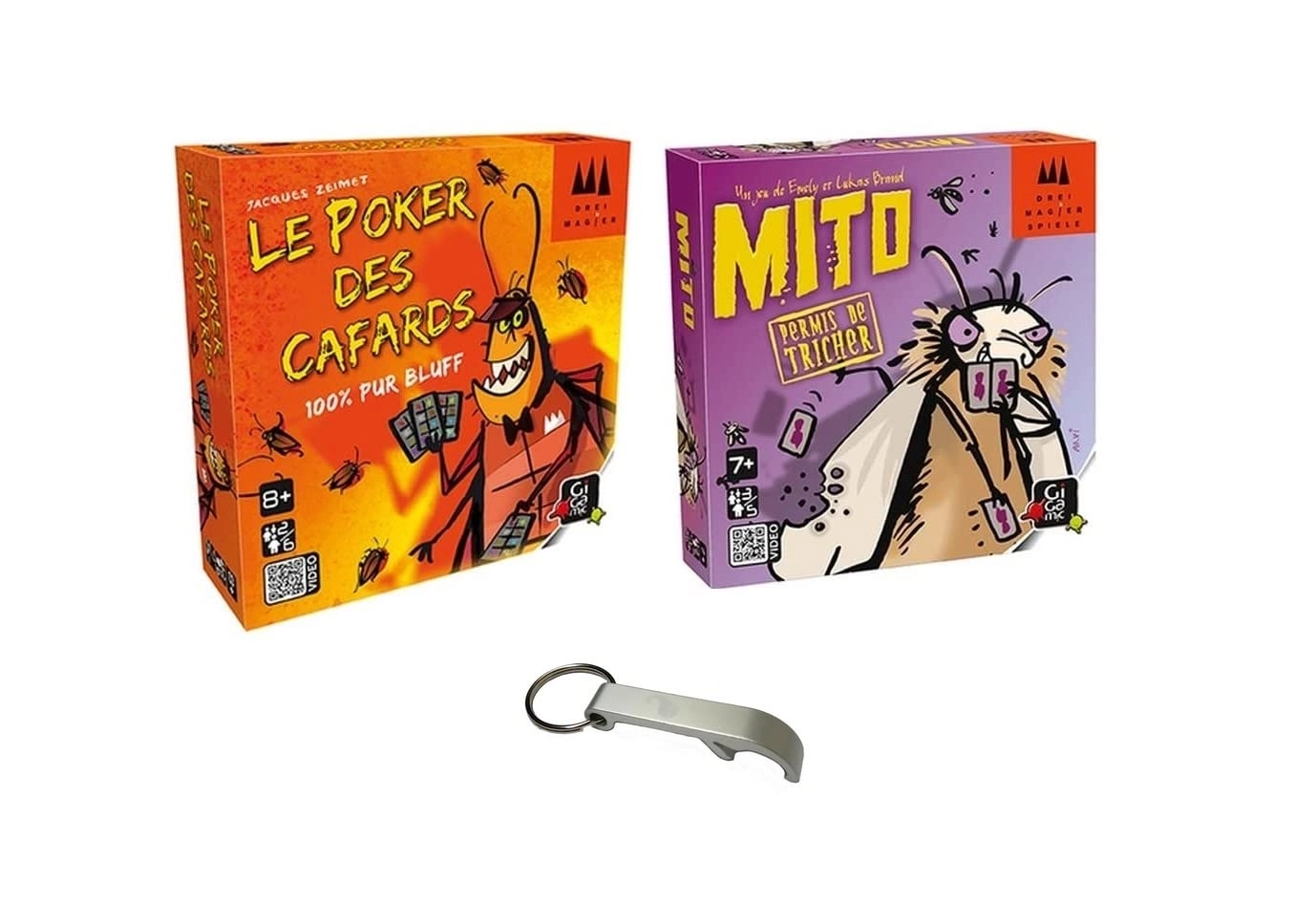 Blumie Shop Poker of Cockroaches + Mito + Bottle Opener (French)