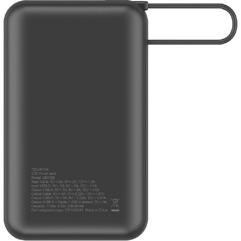 LBD007AFBKJR - 10000 mAh 20W