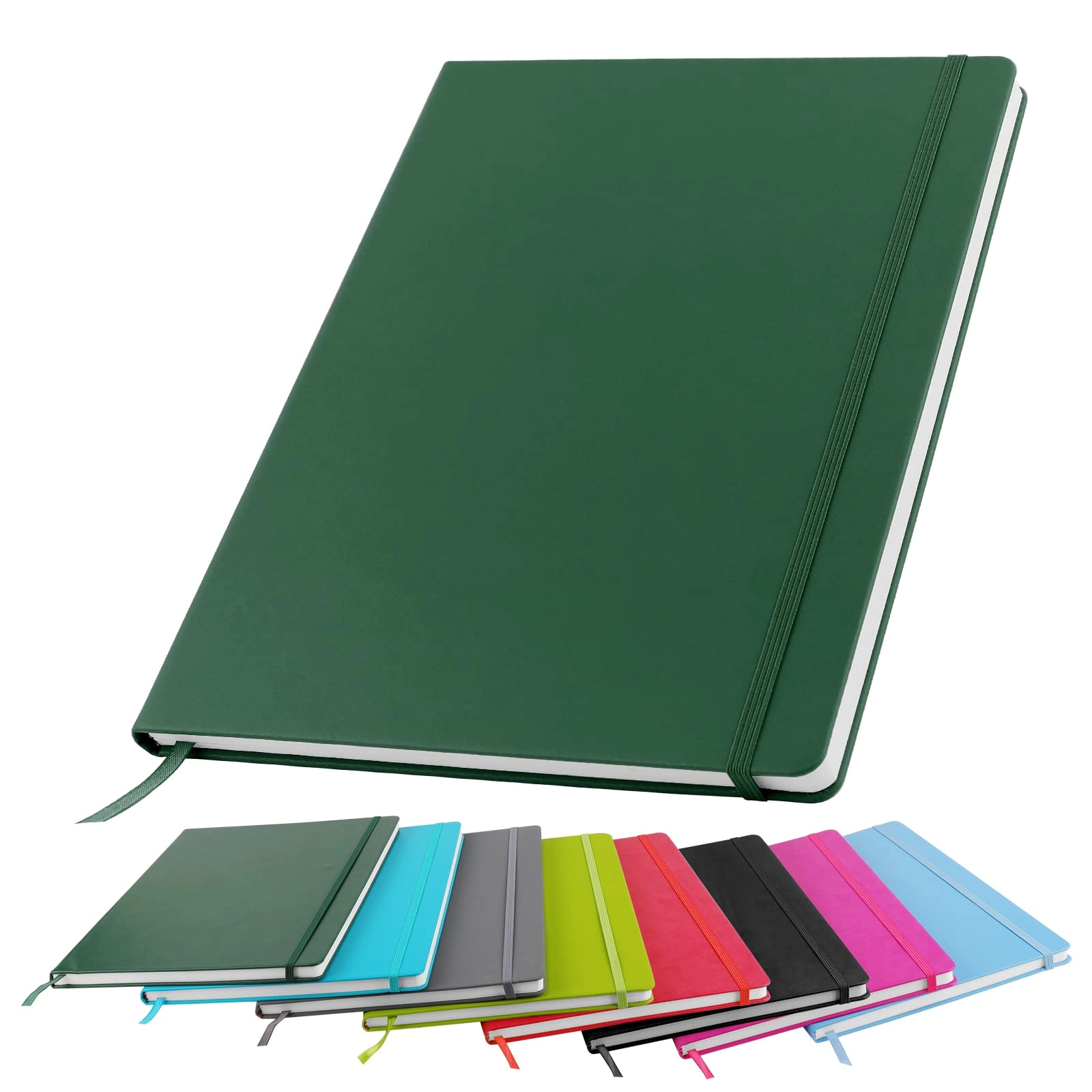 Notebook A4 Hardcover - Lined 80 Sheets