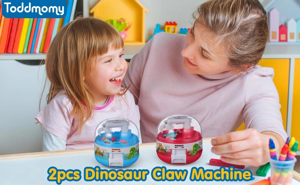 toddmomy Mini Dinosaur Claw Machine - 12 months+