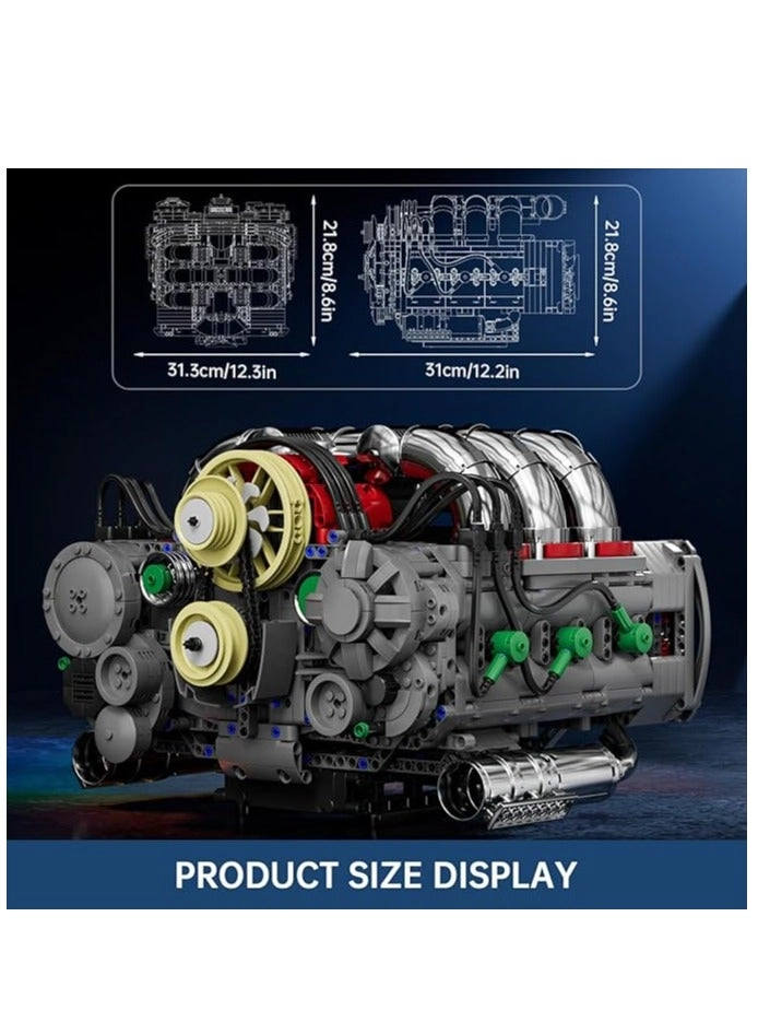 Flat-Six Engine Model Kit (10181) - Battery Box