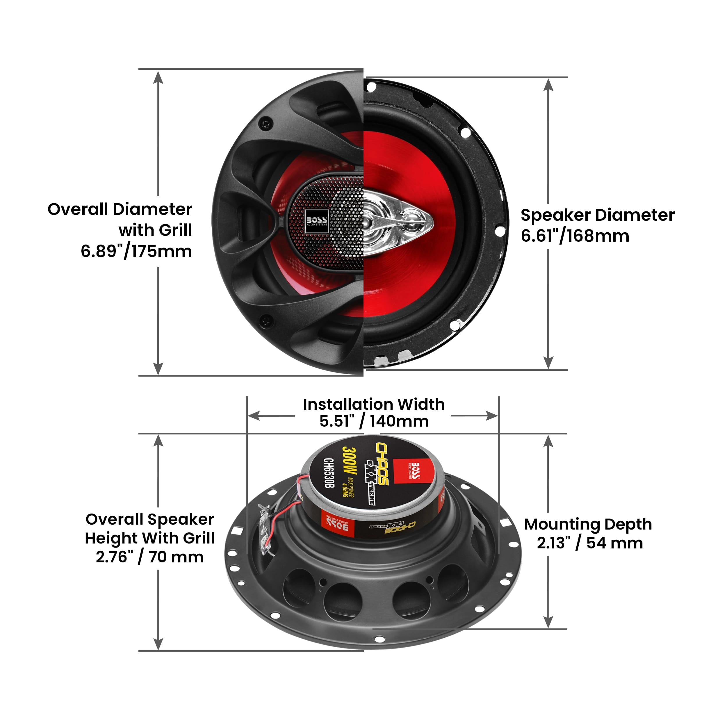 CH6530 - 5 1 300 Watts
