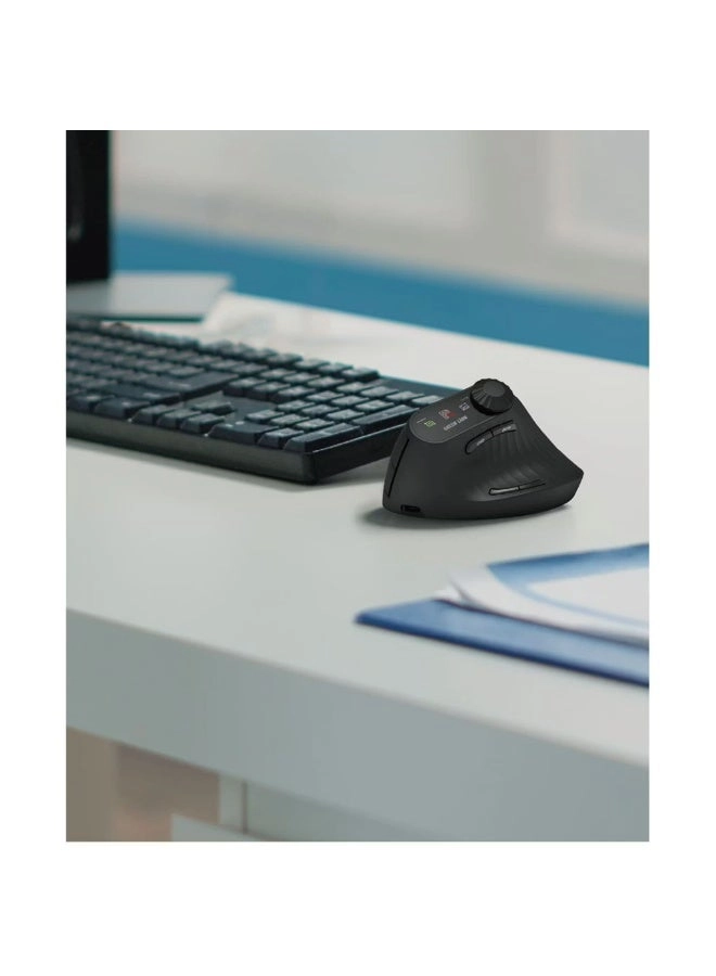 Smart OLED Vertical Mouse - Wireless