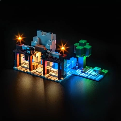 LED Light Set - Compatible with Lego 21261 The Wolf Stronghold