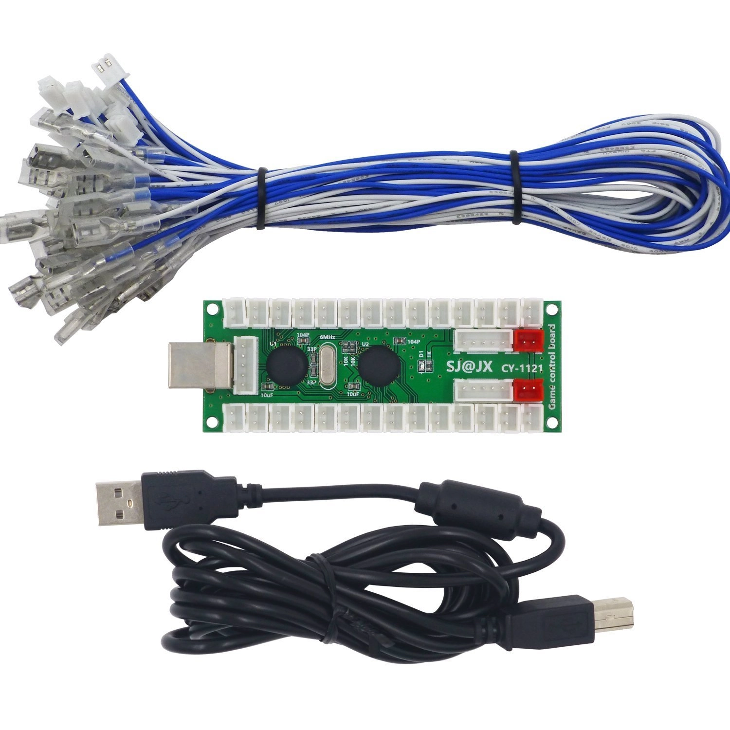 Arcade 2 Player Game Controller Stick - USB PC MAME Raspberry Pi