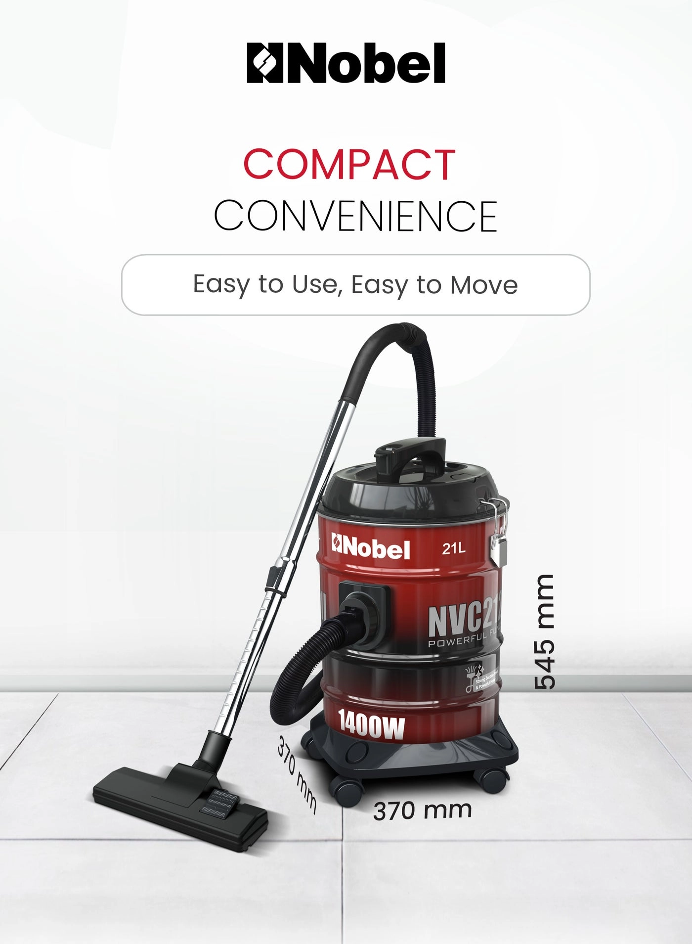 Drum Vacuum Cleaner (NVC2121I)