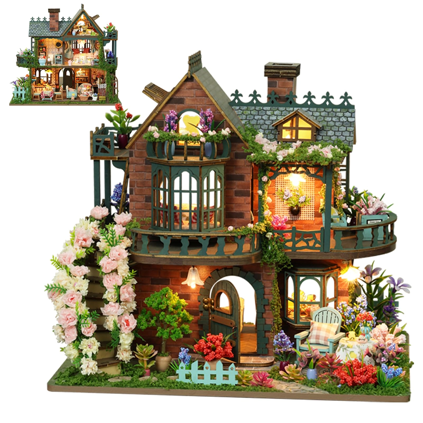 Plustopoy Miniature House kit - Botanical House