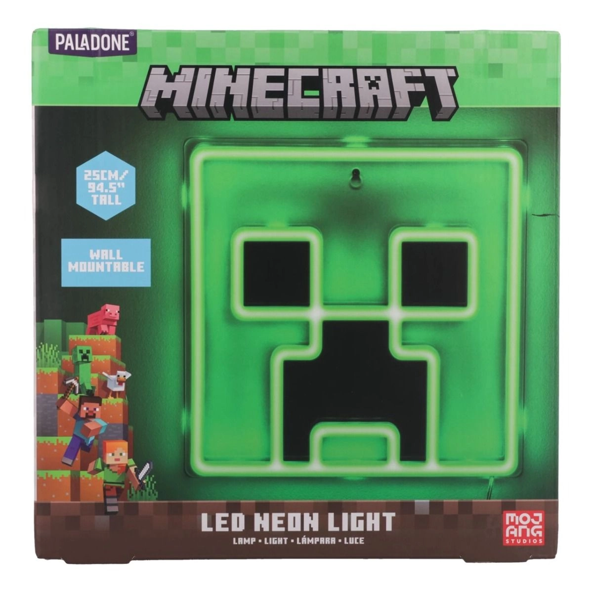 Creeper Wall Mountable LED Neon Light - Minecraft
