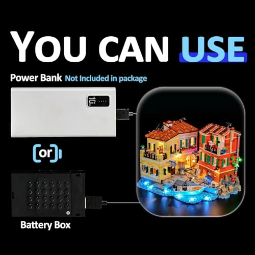 LED Light for LEGO 21359 Ideas Italian Riviera - Plastic