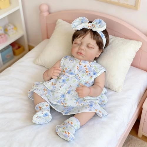 Loulou Reborn Baby Doll - 20 inch Full Body Vinyl Girl Ages 3+