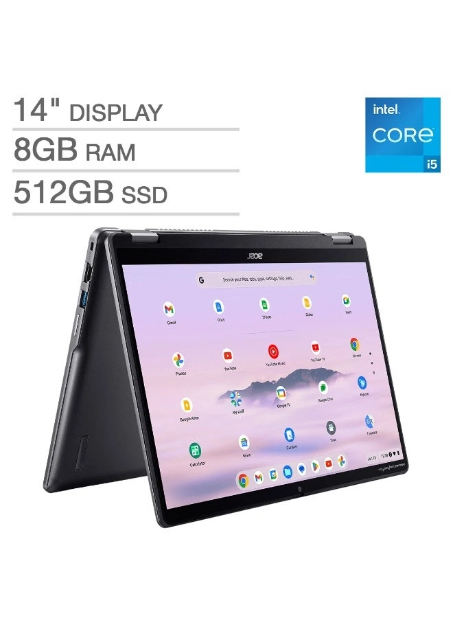 Chromebook Plus 514 - 14'' Core i5-1334U 8GB DDR5 512GB SSD