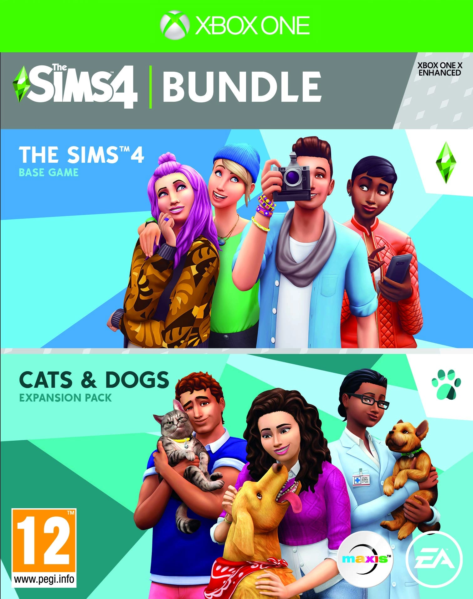 The Sims 4 Plus Cats & Dogs Bundle - Xbox One
