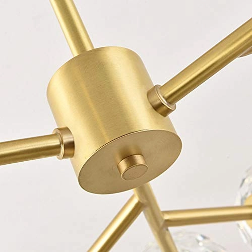 Molecular Crystal Chandelier - Copper 15 heads