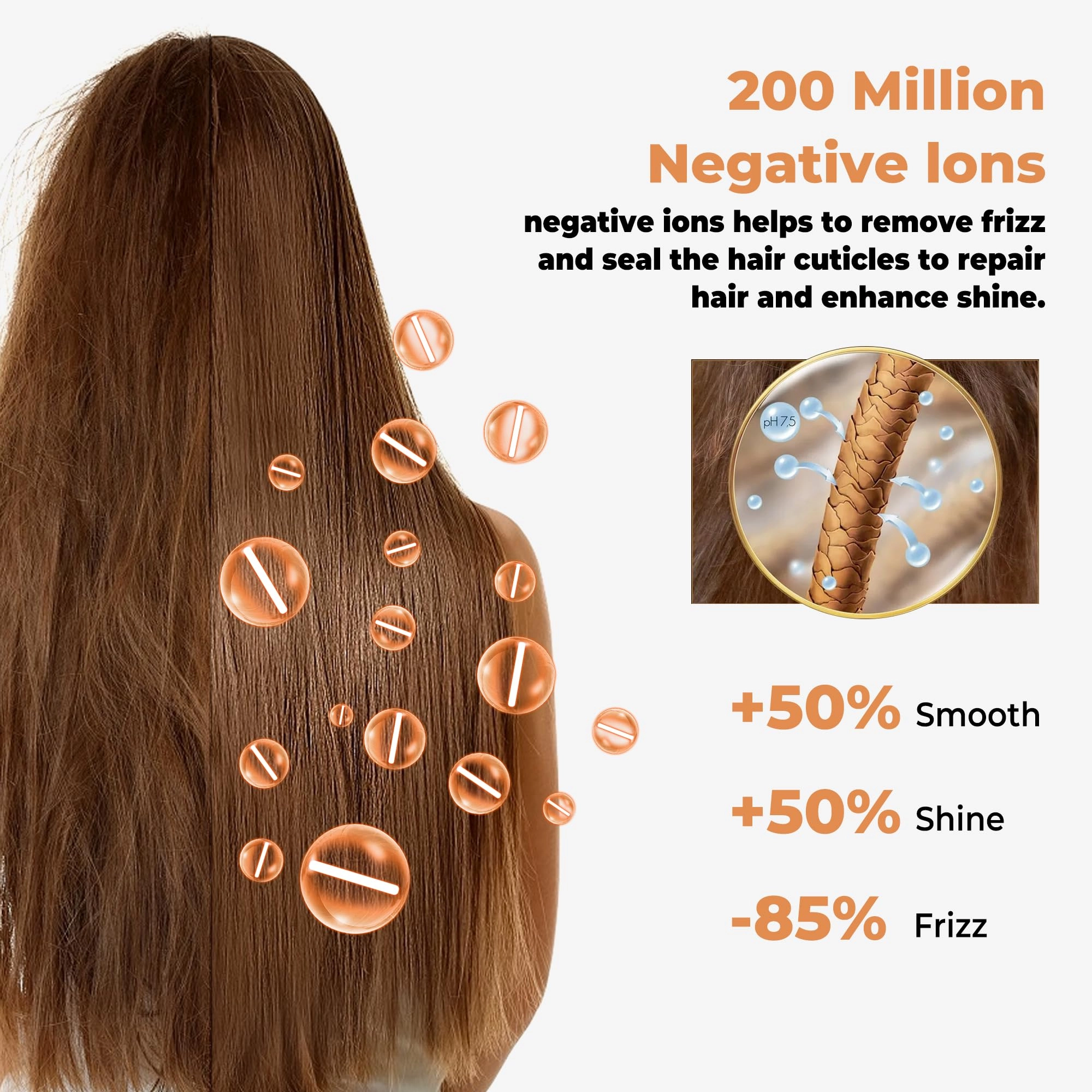 5 in 1 Hair Dryer Brush Set - Gold 700 watts
