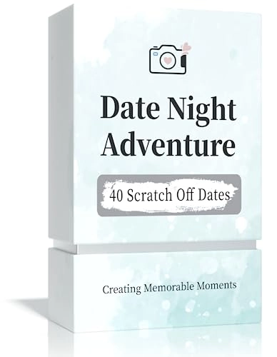 Tryuunion 40 Date Ideas - Card Games for Couples Scratch Off Cards