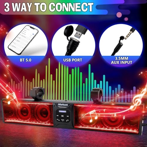 ATV Sound Bar - 500W IP65 Waterproof