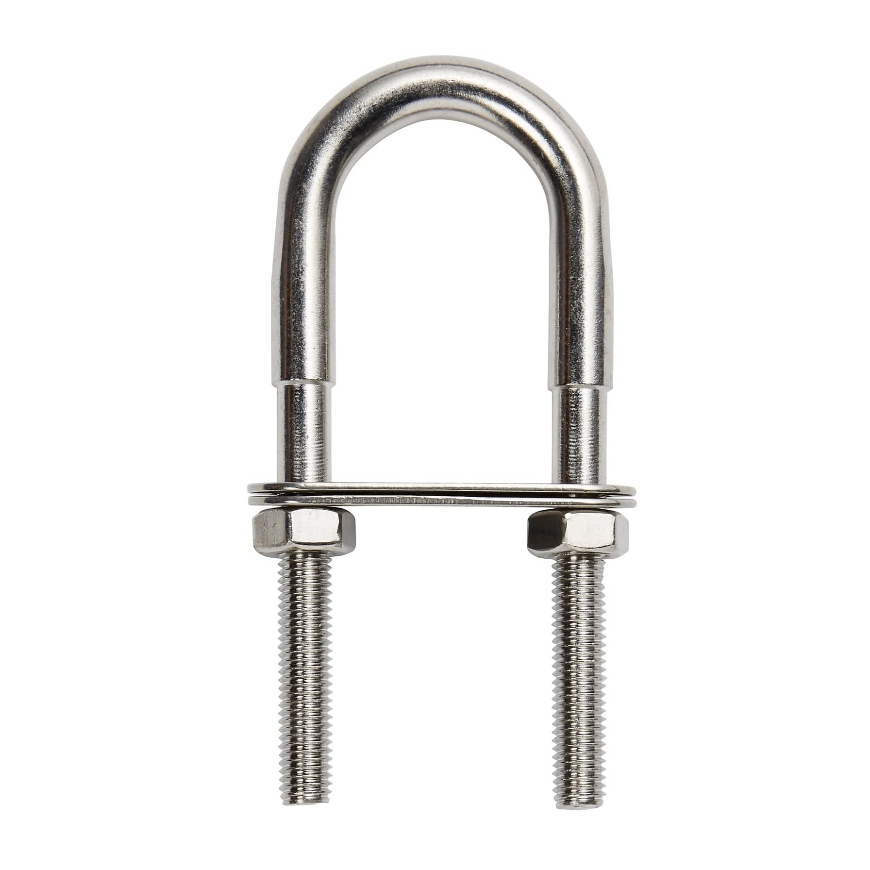 Diall Stainless Steel U Bolt 6mm 90mm