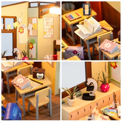 Miniature Dollhouse Kit - Classroom