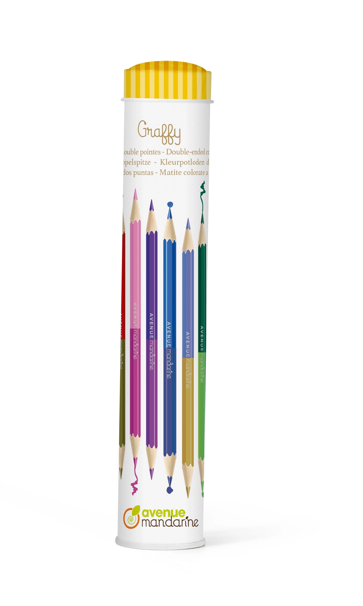 Double-Ended Coloured Pencils - 24 Colours