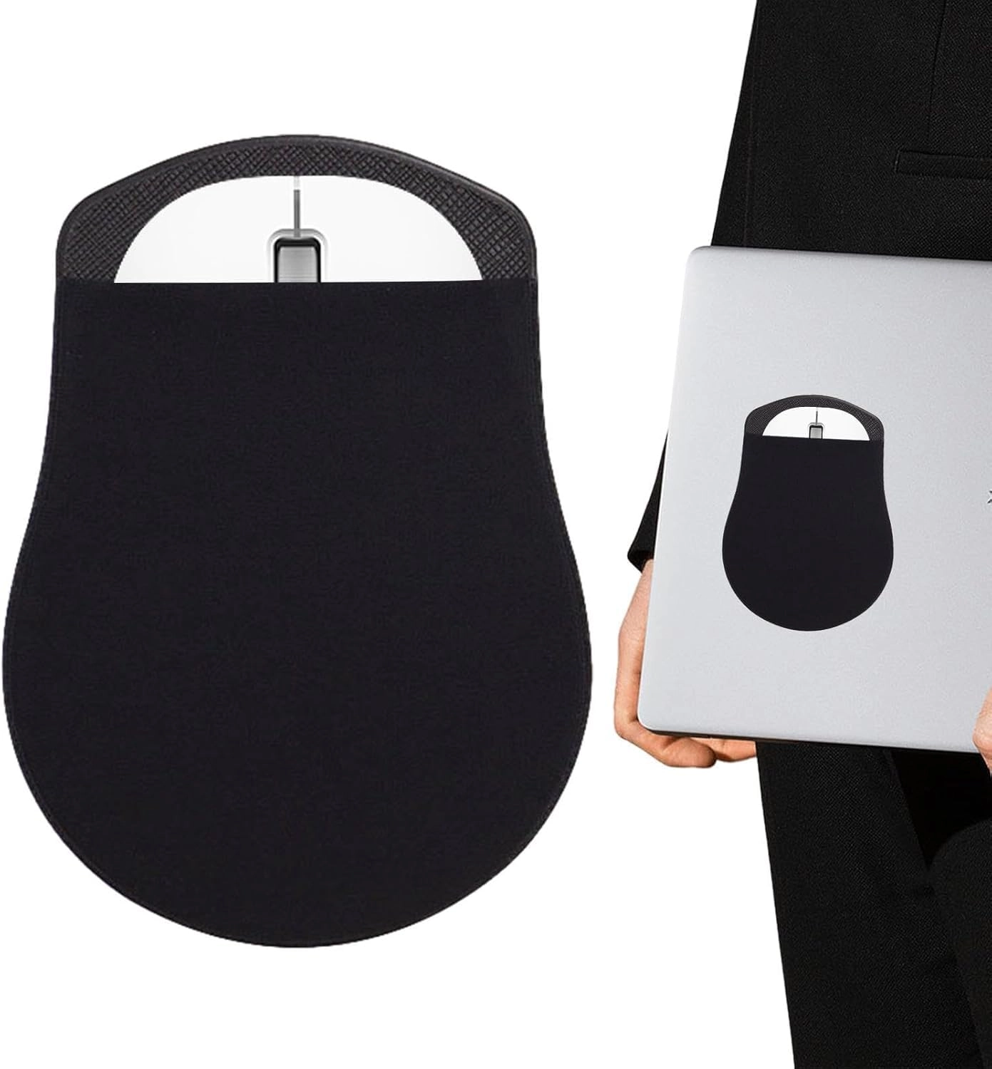 Slim Mouse Holder - for Magic Mouse Black 2 pcs