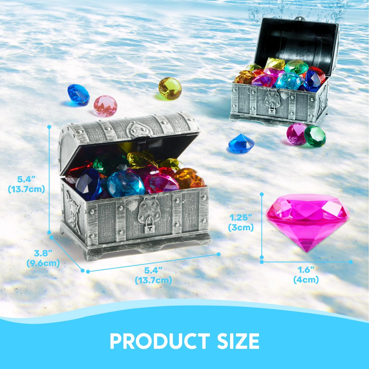 Diving Gems Set - 16pcs Pirate Treasure