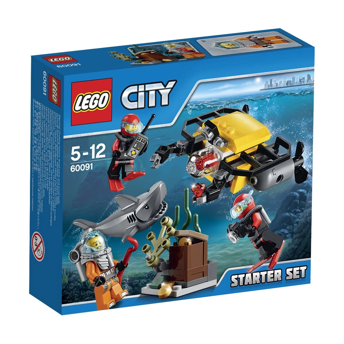 LEGO City Deep Sea Starter Set (60091) - Animal