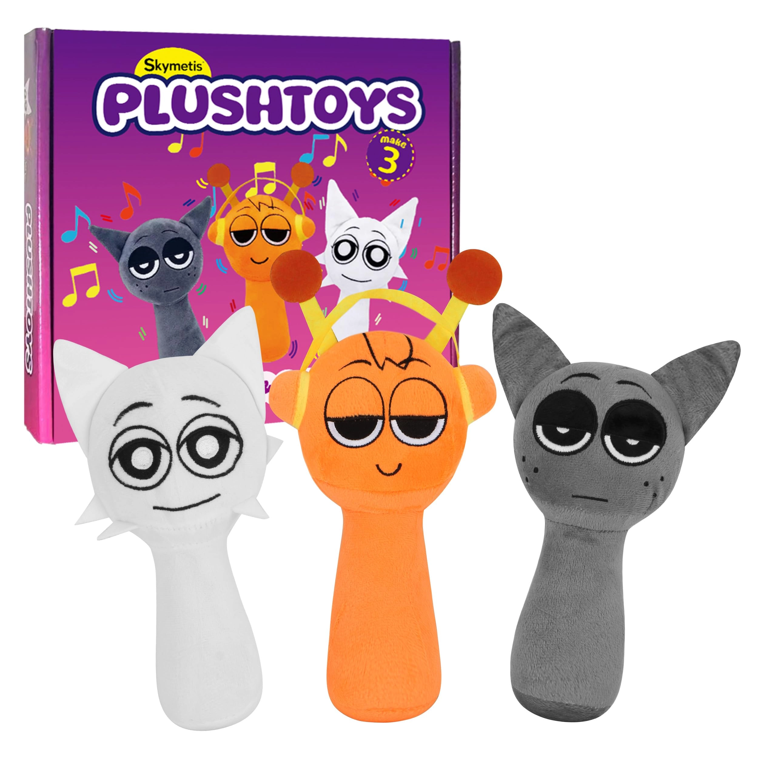 SKYLINE-USA Sprunky Plush Toy - 8 inches Orange