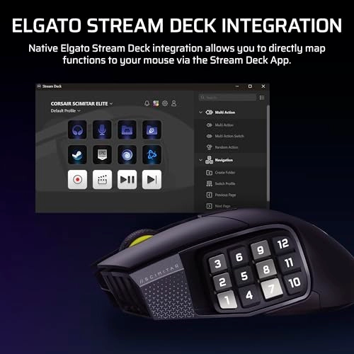 SCIMITAR ELITE RGB MMO Gaming Mouse - Wireless